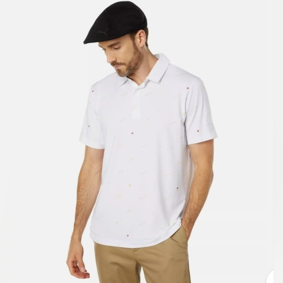 Puma Cloudspun Love Golf Club Polo Golf Shirt 533854-03 - Men's Size Small - NWT - Picture 1 of 16